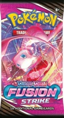 Pokemon SWSH8 Fusion Strike Booster Pack -- RANDOM PACK ART